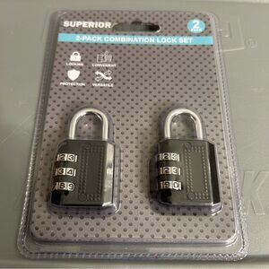 Brand New Superior Combination Padlocks Set
